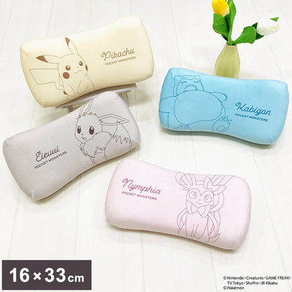 ポケモン ミニリラックスピロー ピカチュウ イーブイ カビゴン ニンフィア パステルシリーズ 腰枕 背当てクッション 可愛い かわいい Pokemon キャラクター(代引不可)