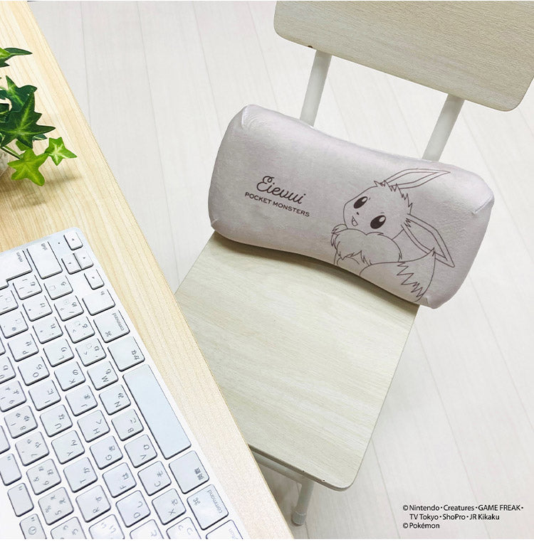 ポケモン ミニリラックスピロー ピカチュウ イーブイ カビゴン ニンフィア パステルシリーズ 腰枕 背当てクッション 可愛い かわいい Pokemon キャラクター(代引不可)