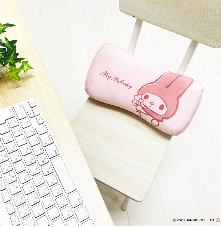 サンリオ ミニリラックスピロー マイメロディ クロミ ポムポムプリン シナモロール パステルシリーズ 腰枕 背当てクッション 可愛い かわいい Sanrio キャラクター(代引不可)