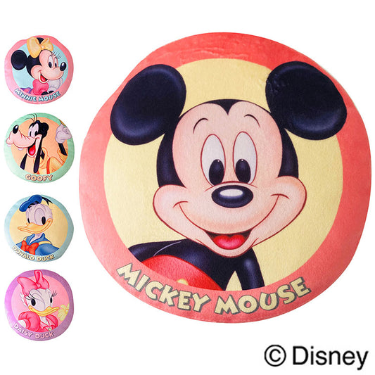ディズニー パフクッション レトロ ミッキー フェイス キャラクター Disney ミッキー ミニー ドナルド デイジー グーフィー(代引不可)
