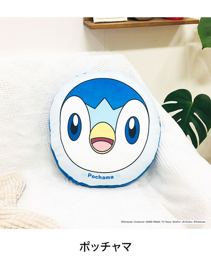 ポケットモンスター ダイカットクッション ピカチュウ イーブイ ゲンガー ヤドン ポッチャマ もちもちフェイスクッション ポケモン キャラクター 可愛い かわいい プレゼント(代引不可)