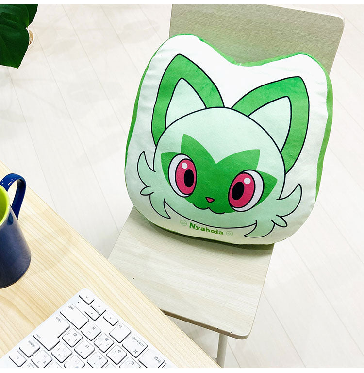 もちもちフェイスクッション ポケモン ニャオハ ホゲータ クワッス パモ パピモッチ キャラクター かわいい こども ジュニア 子ども キッズ プレゼント 贈り物 ギフト 男の子 女の子 クリスマス(代引不可)