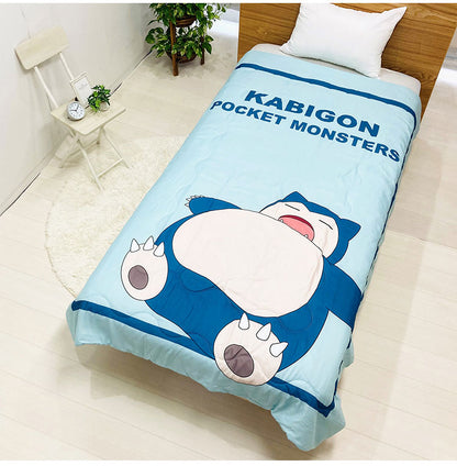 肌掛け布団 ポケモン パルデア ピカチュウ カビゴン キャラクター かわいい こども ジュニア 子ども キッズ プレゼント 贈り物 ギフト 男の子 女の子 クリスマス 誕生日 幼稚園 掛け布団 ふとん(代引不可)