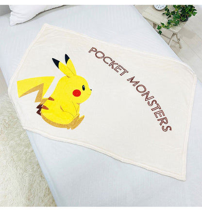 ひざ掛け ポケモン パルデア ピカチュウ カビゴン キャラクター かわいい こども ジュニア 子ども キッズ プレゼント 贈り物 ギフト 男の子 女の子 クリスマス 誕生日 幼稚園 掛け布団 ふとん(代引不可)