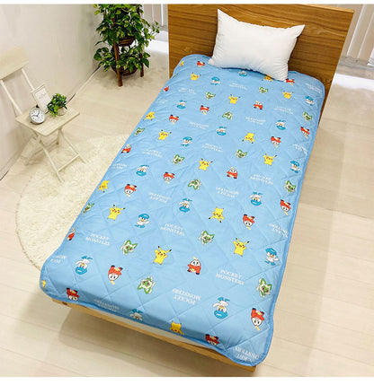 敷パッド ポケモン パルデア ピカチュウ カビゴン キャラクター かわいい こども ジュニア 子ども キッズ プレゼント 贈り物 ギフト 男の子 女の子 クリスマス 誕生日 幼稚園 掛け布団 ふとん(代引不可)