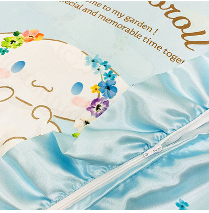 シルキータッチ枕カバー サンリオキャラクターズ ピローカバー フリル付き 肌触り 保湿 sanrio マイメロディ クロミ シナモンロール かわいい pillow cover 睡眠 安眠(代引不可)
