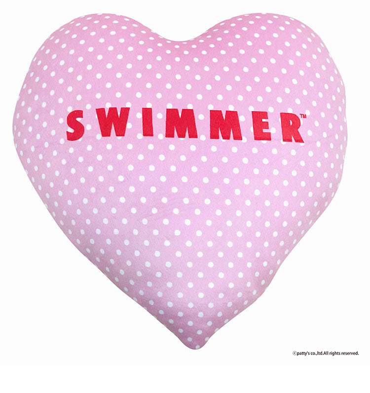 ダイカットクッション SWIMMER ギンガムチェック レトロ スイマー キャラクター クッション 幼稚園 保育園 出産祝い お祝い プレゼント 贈り物 ギフト クリスマス 誕生日 男の子 女の子 家族(代引不可)