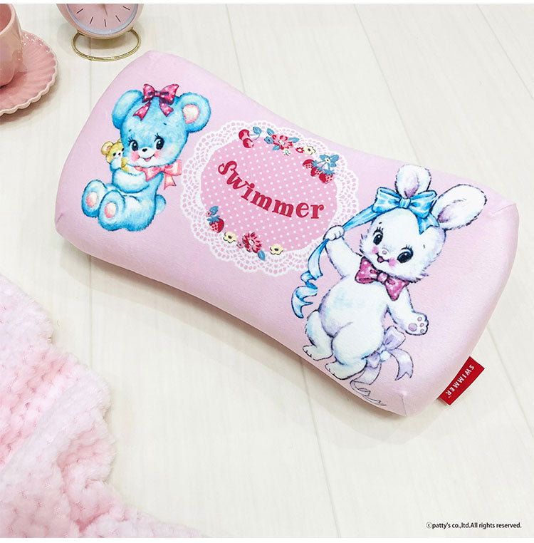 ミニリラックスピロー SWIMMER ギンガムチェック レトロ スイマー キャラクター 枕 まくら マクラ 幼稚園 保育園 出産祝い お祝い プレゼント 贈り物 ギフト クリスマス 誕生日 男の子 女の子 家族(代引不可)