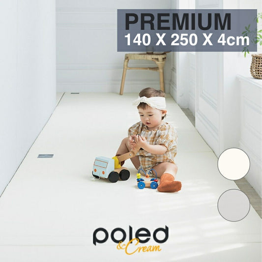 POLED&CREAM ポレッド プレイマット ベビーマット 折りたたみ式マット プレミアム 140×250×4cm 韓国 ベストブランド受賞 防音 おしゃれ クリームハウス 姉妹ブランド 床暖房 床暖房対応 ポールド(代引不可)