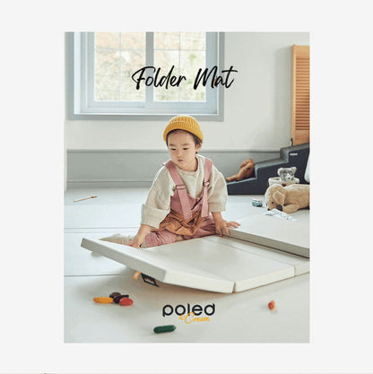 POLED&CREAM ポレッド プレイマット ベビーマット 折りたたみ式マット 140×210×4cm 韓国 ベストブランド受賞 防音 おしゃれ クリームハウス 姉妹ブランド 床暖房 床暖房対応 ポールド(代引不可)