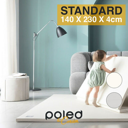 POLED&CREAM ポレッド プレイマット ベビーマット 折りたたみ式マット 140×230×4cm 韓国 ベストブランド受賞 防音 おしゃれ クリームハウス 姉妹ブランド 床暖房 床暖房対応 ポールド(代引不可)