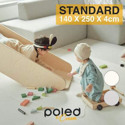 POLED&CREAM ポレッド プレイマット ベビーマット 折りたたみ式マット 140×250×4cm 韓国 ベストブランド受賞 防音 おしゃれ クリームハウス 姉妹ブランド 床暖房 床暖房対応 ポールド(代引不可)