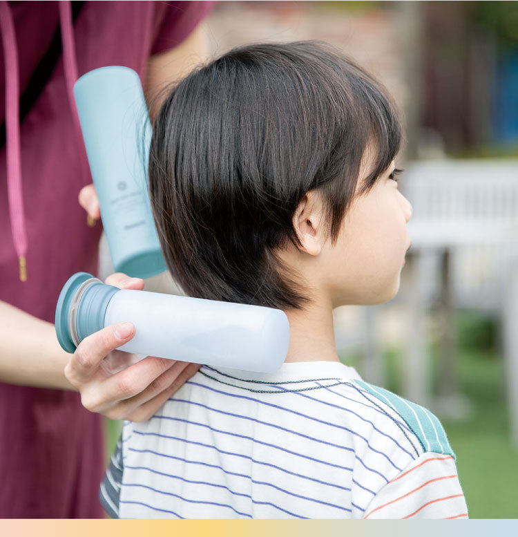 ピーコック ネッククーラー 氷のう ミニアイスパック 定番サイズ 通勤・通学に 携帯氷のう 熱中症対策 魔法瓶構造 持ち運び 保冷 アイスパック ABB-16 Peacock