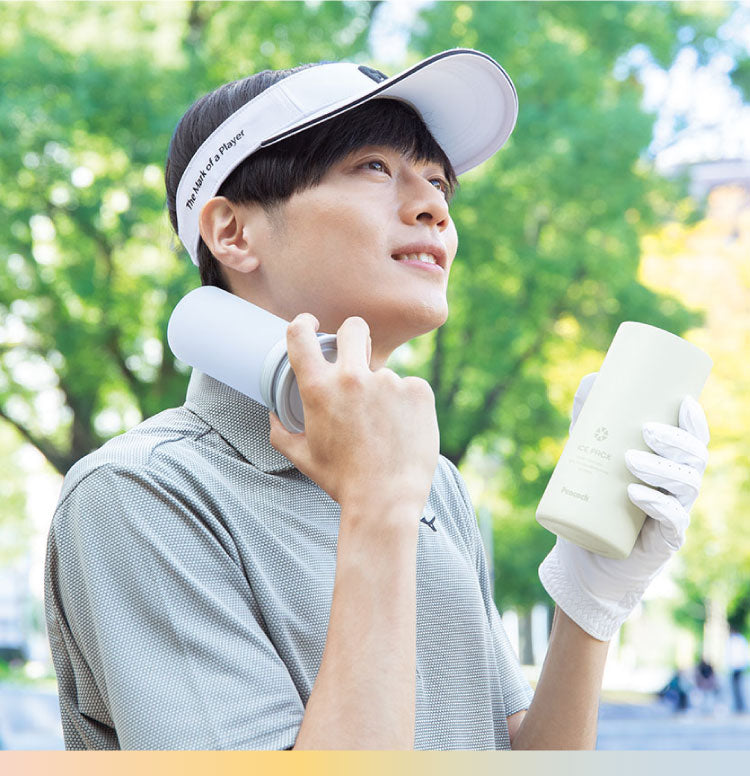 ピーコック ネッククーラー 氷のう アイスパック 大きいサイズ 長時間の外出・ゴルフに 携帯氷のう 熱中症対策 魔法瓶構造 持ち運び 保冷 アイスパック ABB-L30 Peacock