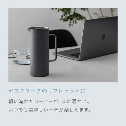 ピーコック 魔法瓶 卓上ポット 保冷 保温 1L リビングポット AHW-101 1リットル 1000ml ステンレスポット テーブルポット ポット 保温ポット 保冷ポット おしゃれ 洗いやすい お手入れ簡単 Peacock