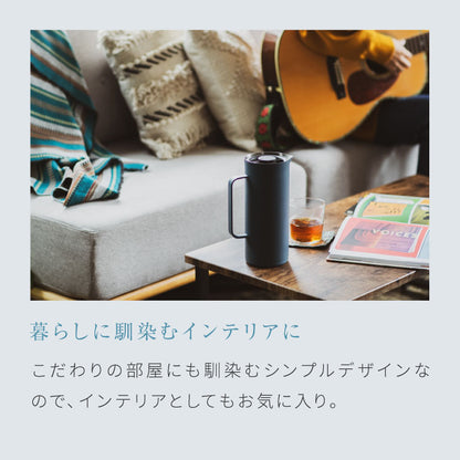 ピーコック 魔法瓶 卓上ポット 保冷 保温 1L リビングポット AHW-101 1リットル 1000ml ステンレスポット テーブルポット ポット 保温ポット 保冷ポット おしゃれ 洗いやすい お手入れ簡単 Peacock
