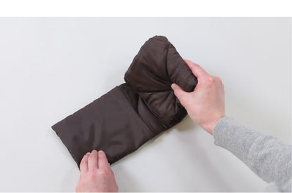 日本産 オーラ岩盤 健康マフラー 極 ブラウン