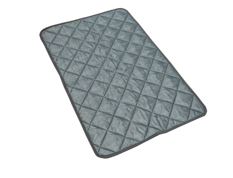 日本産 オーラ岩盤 キルト 極 半身浴 グレー