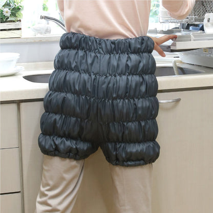 日本産 オーラ岩盤 下腹ウォーマー 極 グレー