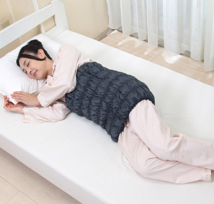 日本産 オーラ岩盤 腹巻ウォーマー 極 ミドル グレー