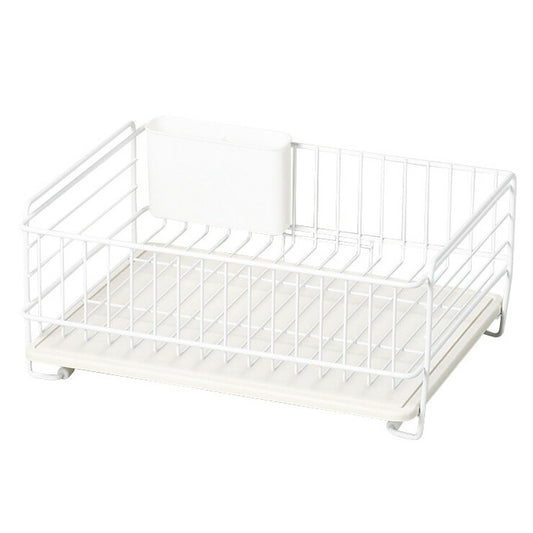 スキット 珪藻土トレー水切りバスケット ホワイト HB-4985 パール金属 キッチン用品 水切り 食器洗い 皿洗い