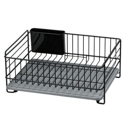 スキット 珪藻土トレー水切りバスケット ブラック HB-5314 パール金属 キッチン用品 水切り 食器洗い 皿洗い