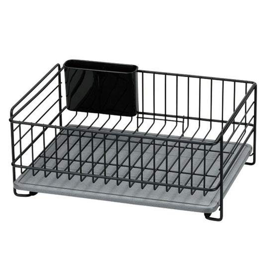 スキット 珪藻土トレー水切りバスケット ブラック HB-5314 パール金属 キッチン用品 水切り 食器洗い 皿洗い