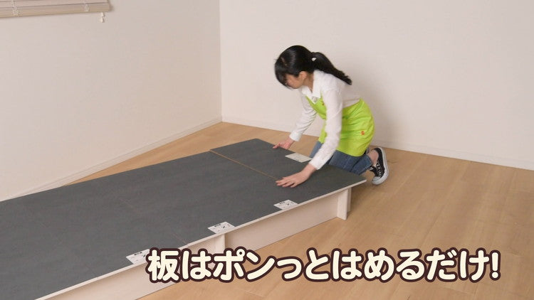 工具不要 組立簡単 ベッドフレーム シングル 大容量 収納付き 200cm 高さ20cm 組立 簡単 ネジ不要(代引不可)