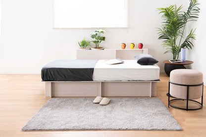 工具不要 組立簡単 ベッドフレーム シングル 大容量 収納付き 200cm 高さ32cm 組立 簡単 ネジ不要(代引不可)