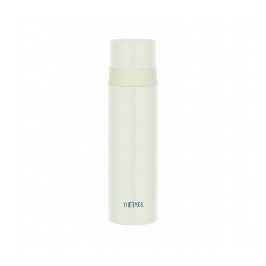 サーモス ステンレスボトル 500ml マットホワイト FFM-502 THERMOS 軽い スリム ステンレス 保冷 保温 子供(代引不可)