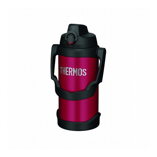 サーモス 真空断熱スポーツジャグ 2L レッド FJQ-2000 THERMOS 大容量 2リットル 保冷 軽量 直飲み 部活(代引不可)