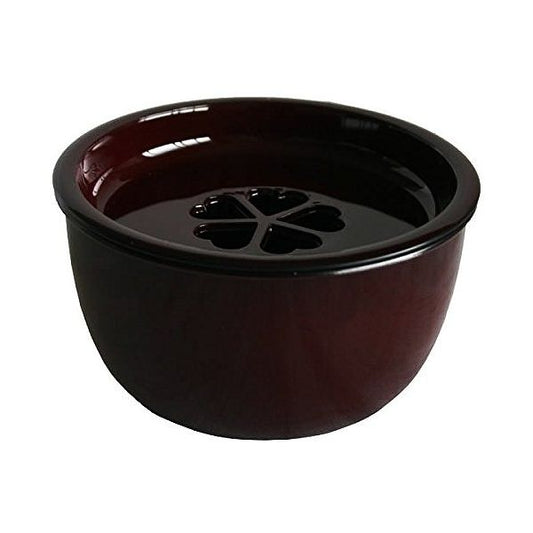 【5個セット】茶こぼし こげ茶 ( 建水 出がらし入れ )(代引不可)