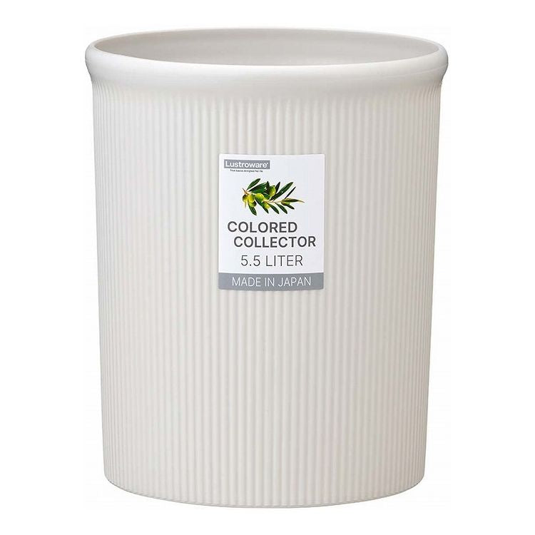 【5個セット】岩崎工業 カラードコレクター S ホワイト L-1060 TP岩崎工業 カラードコレクター S ホワイト L-1060 TP ダストボックス くずかご ゴミ箱 ゴミ入れ 丸型 リビング(代引不可)
