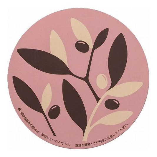 高木金属工業 IHクッキングヒーター・マット 220mm オリーブピンク IH ヒーターマット 焦げ付き防止 傷つき防止 ズレない(代引不可)