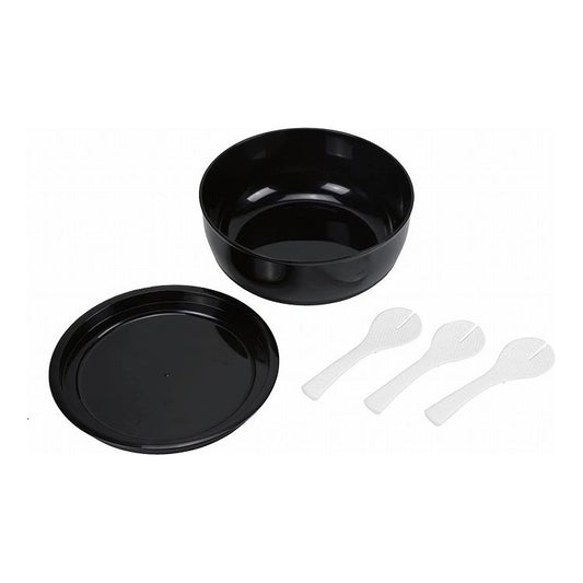 パール金属 手巻き寿司 5点セット(寿司桶・盛り付けプレート・しゃもじ3本) 直径22.5cm(約3合) D-6708 手巻き寿司 容器 すしパーティ セット 手巻きずし プレート(代引不可)