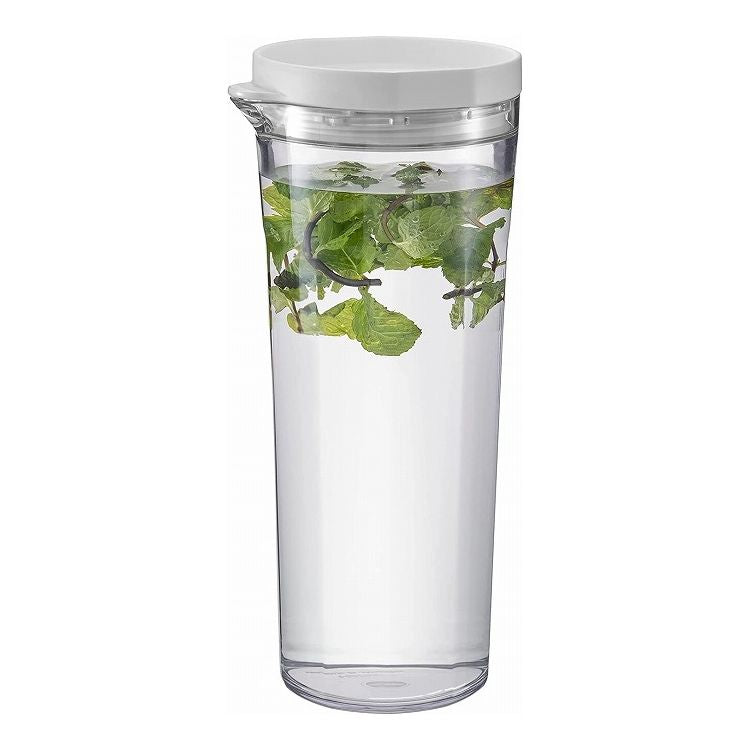 ハリオ フリーザーポット JUSIO 1.1L ホワイト FPJ-11 食洗機OK 冷水筒(代引不可)