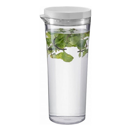 ハリオ フリーザーポット JUSIO 1.1L ホワイト FPJ-11 食洗機OK 冷水筒(代引不可)