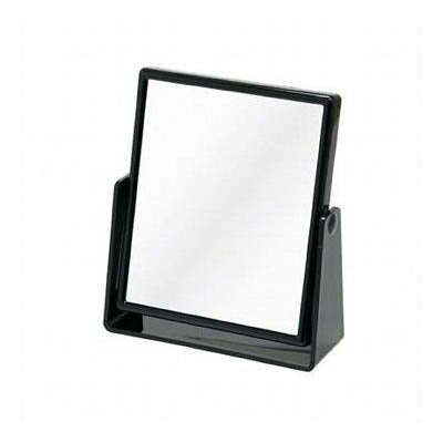 メリー スタンドミラー ブラック FK-11 鏡 卓上ミラー 卓上鏡 日本製 角度自由 シンプル 化粧鏡(代引不可)