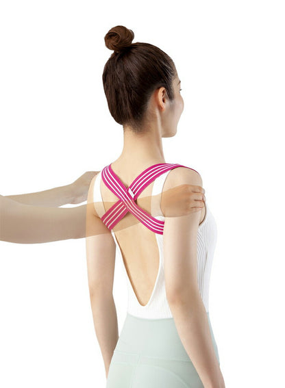 アルファックス ゆる伸び肩甲骨バンド ピンク 姿勢ケア バンド 猫背 姿勢 背筋が伸びる つけっぱなし(代引不可)