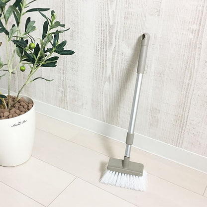 【3個セット】 日本クリンテック ベランダ・玄関のための床ブラシII コンパクトサイズで気づいたときにすぐお掃除!デッキブラシ(代引不可)