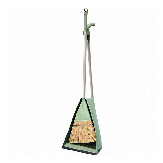 スタンドチリトリ&ほうきセット フォレストグリーン(化繊) フォレストグリーン(代引不可)