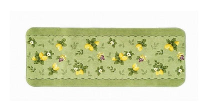 オカ キッチンマット 45×120cm プロヴァンスシエル(グリーン)日本製 台所 フローリング 汚れ防止 汚れを防ぐ(代引不可)