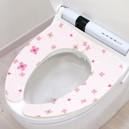 オカ 貼っぴぃ便座シート 1組入 フラワー(代引不可)