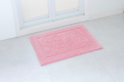 オカ 乾度良好 ファイン バスマット 45×60cm ピンク すぐにサラサラ、足にふんわり抗菌バスマット(代引不可)