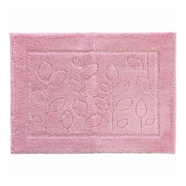 オカ 乾度良好 ファイン バスマット 50×70cm ピンク すぐにサラサラ、足にふんわり抗菌バスマット(代引不可)