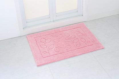 オカ 乾度良好 ファイン バスマット 50×70cm ピンク すぐにサラサラ、足にふんわり抗菌バスマット(代引不可)