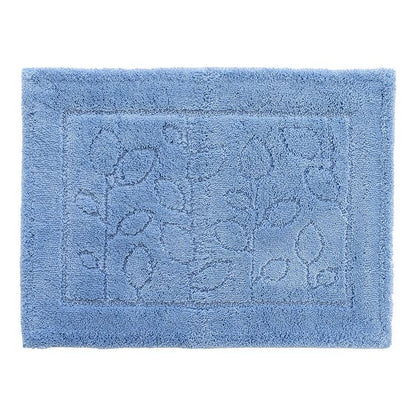 オカ 乾度良好 ファイン バスマット すぐにサラサラ、足にふんわり抗菌バスマット ブルー(代引不可)