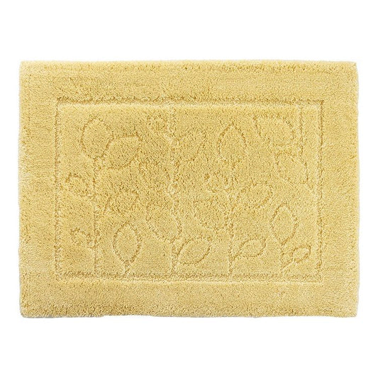 オカ 乾度良好 ファイン バスマット すぐにサラサラ、足にふんわり抗菌バスマット イエロー(代引不可)