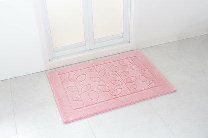 オカ 乾度良好 ファイン バスマット 60×85cm ピンク すぐにサラサラ、足にふんわり抗菌バスマット(代引不可)