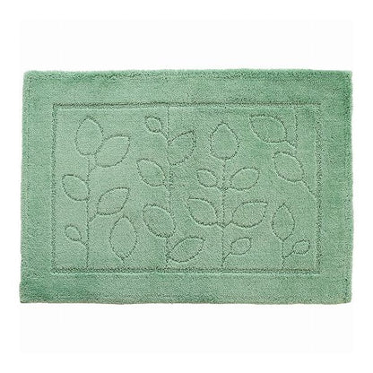 オカ 乾度良好 ファイン バスマット 60×85cm グリーン すぐにサラサラ、足にふんわり抗菌バスマット(代引不可)